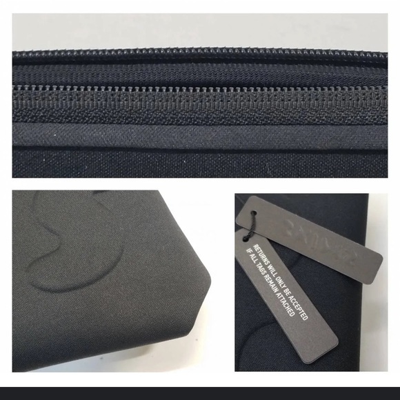 NEW Skims Neoprene Zip Pouch | Black Onyx - Picture 2 of 7